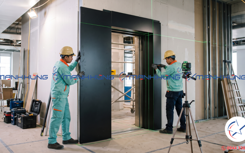Xưởng Gia Công Ốp Thang Máy Kim Loại Trang Trí Tại TPHCM – Cơ Khí Mạnh Hùng