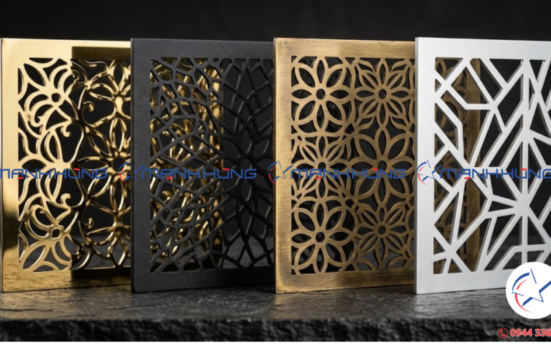 Xưởng Gia Công Vách Ngăn Hoa Văn CNC Kim Loại Trang Trí Tại TPHCM – Cơ Khí Mạnh Hùng